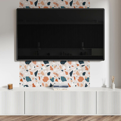 Rectangular wall panel Abstract stone motif