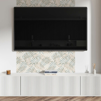 Rectangular decorative wall panel Subtle leaf pattern