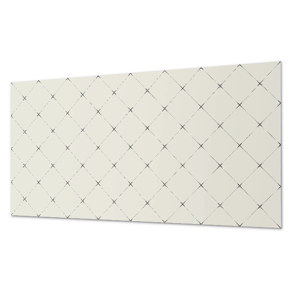 Rectangular wall panel Geometric style rhombus pattern