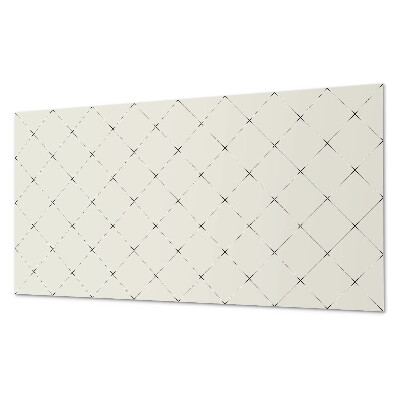 Rectangular wall panel Geometric style rhombus pattern