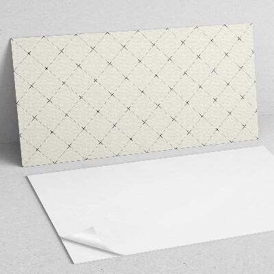 Rectangular wall panel Geometric style rhombus pattern