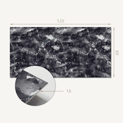 Rectangular wall panel Marble motif with delicate veins