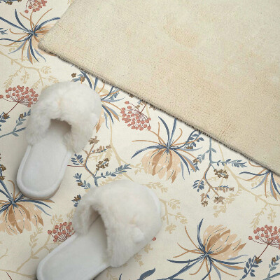 Rectangular decorative wall panel Floral motif