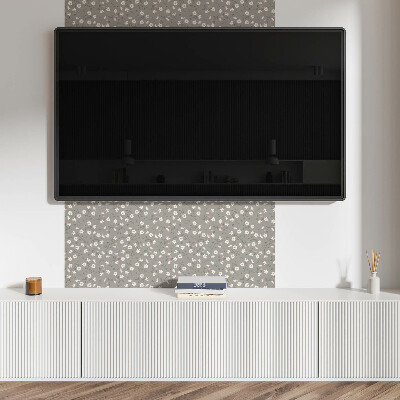 Rectangular wall panel Floral motif