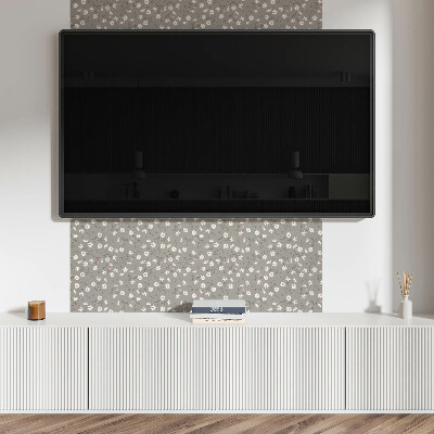 Rectangular wall panel Floral motif