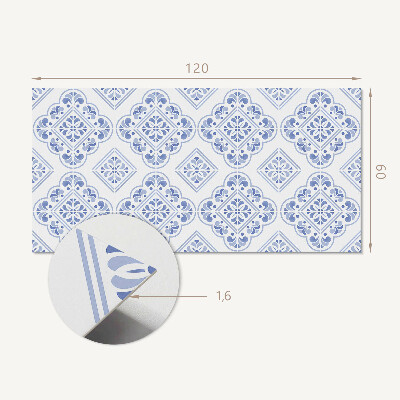 Rectangular wall panel Stylish decorative motif