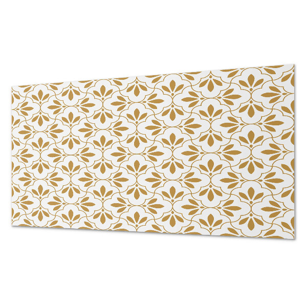 Rectangular decorative wall panel Stylish plant motif