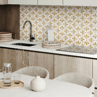 Rectangular decorative wall panel Stylish plant motif