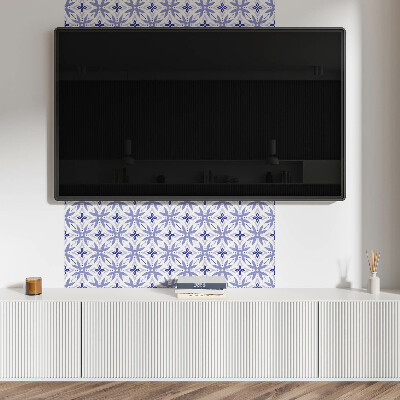 Rectangular wall panel Floral geometry pattern