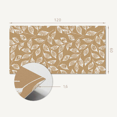 Rectangular decorative wall panel Structural leaves