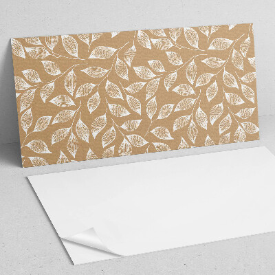 Rectangular decorative wall panel Structural leaves