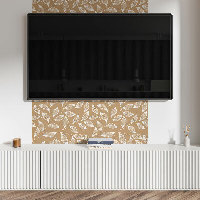 Rectangular decorative wall panel Structural leaves