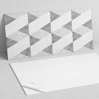 Rectangular wall panel Contrasts in geometric shapes