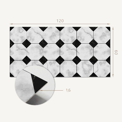 Rectangular decorative wall panel Modern geometric motifs