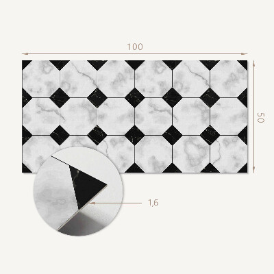 Rectangular decorative wall panel Modern geometric motifs