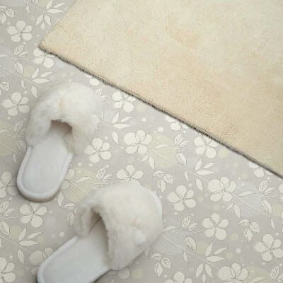 Rectangular bathroom wall panel Floral motif