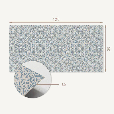 Rectangular wall panel Geometric style rhombus pattern