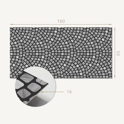 Rectangular bathroom wall panel Mosaic