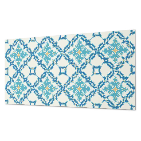 Rectangular wall panel Arabesque motif