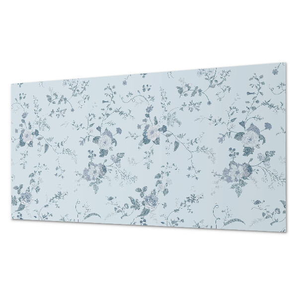 Rectangular wall panel Floral arrangement