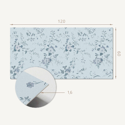 Rectangular wall panel Floral arrangement