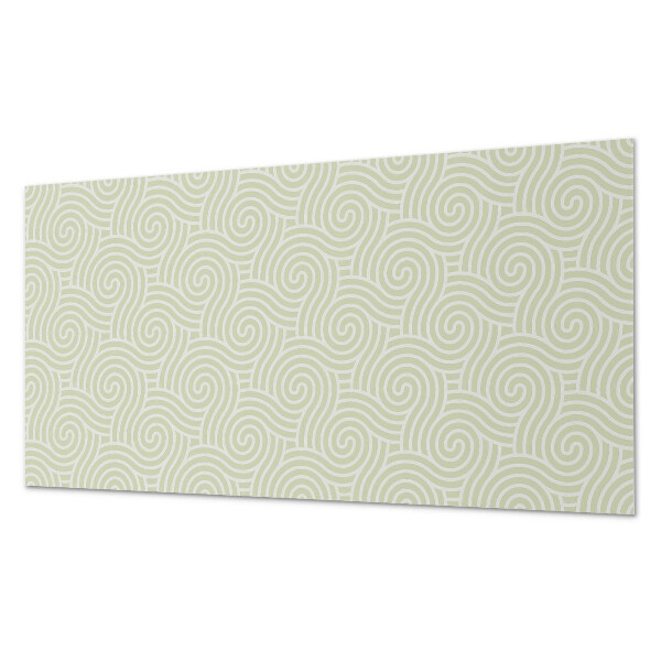 Rectangular wall panel Spiral waves in a dynamic pattern