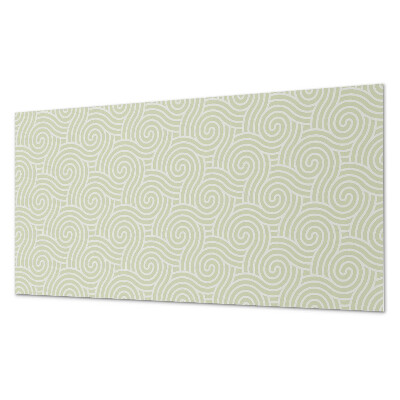 Rectangular wall panel Spiral waves in a dynamic pattern
