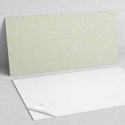 Rectangular wall panel Spiral waves in a dynamic pattern