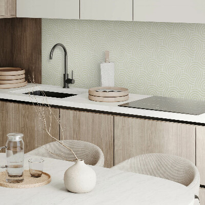 Rectangular wall panel Spiral waves in a dynamic pattern