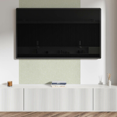 Rectangular wall panel Spiral waves in a dynamic pattern