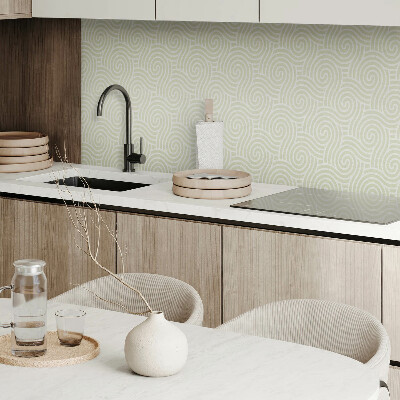 Rectangular wall panel Spiral waves in a dynamic pattern