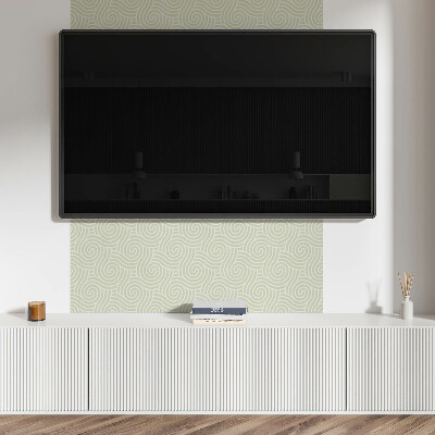 Rectangular wall panel Spiral waves in a dynamic pattern