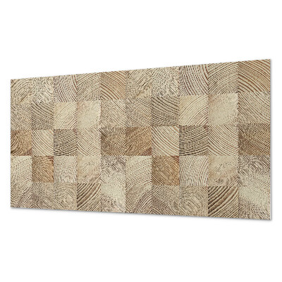 Rectangular bathroom wall panel Natural style boards