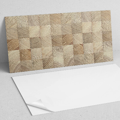 Rectangular bathroom wall panel Natural style boards