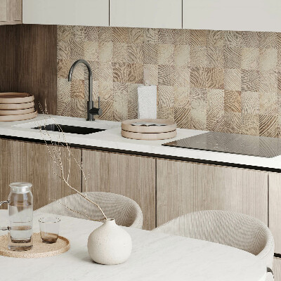 Rectangular bathroom wall panel Natural style boards