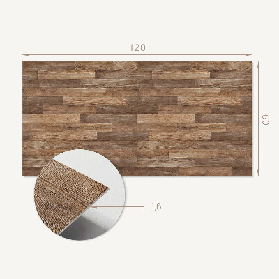 Rectangular decorative wall panel Natural style board