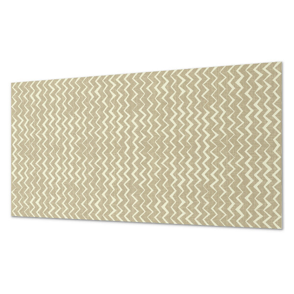 Rectangular wall panel Zigzags on a textured background
