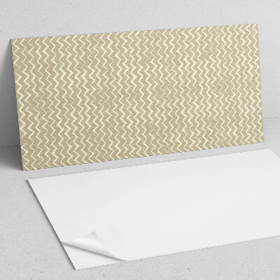 Rectangular wall panel Zigzags on a textured background