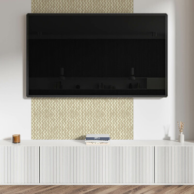 Rectangular wall panel Zigzags on a textured background