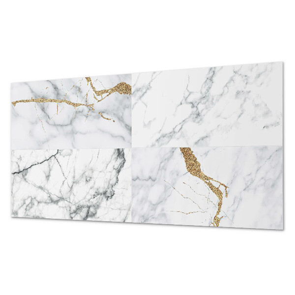 Rectangular wall panel Marble patterns with delicate veins