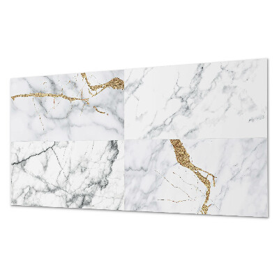 Rectangular wall panel Marble patterns with delicate veins