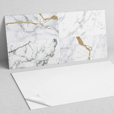 Rectangular wall panel Marble patterns with delicate veins