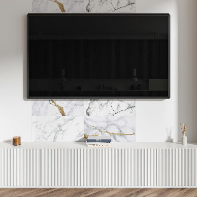 Rectangular wall panel Marble patterns with delicate veins