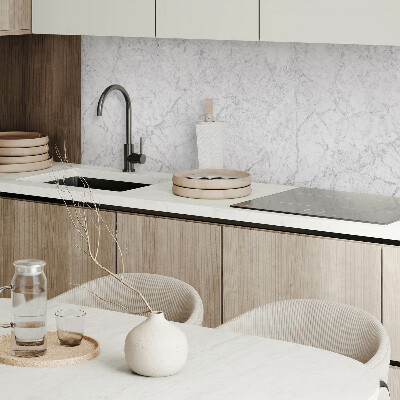 Rectangular bathroom wall panel Marble veins in an elegant style