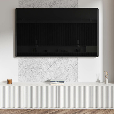 Rectangular bathroom wall panel Marble veins in an elegant style