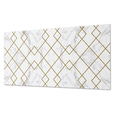 Rectangular wall panel Geometric motifs