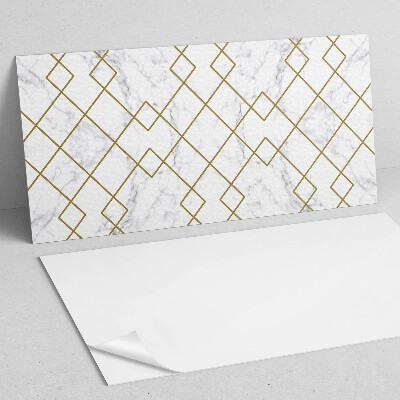 Rectangular wall panel Geometric motifs