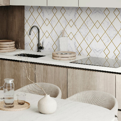 Rectangular wall panel Geometric motifs