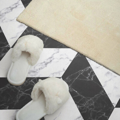 Rectangular decorative wall panel Marble herringbone in an elegant style