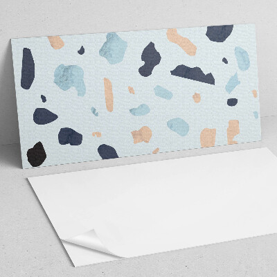 Rectangular wall panel Abstract rock motif